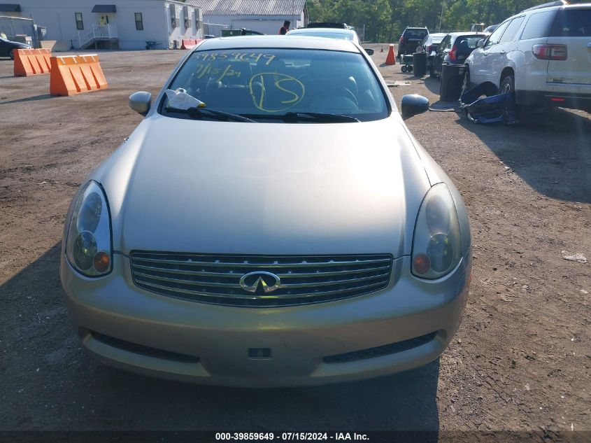 2003 Infiniti G35 Base W/Leather VIN: JNKCV54E23M205042 Lot: 39859649