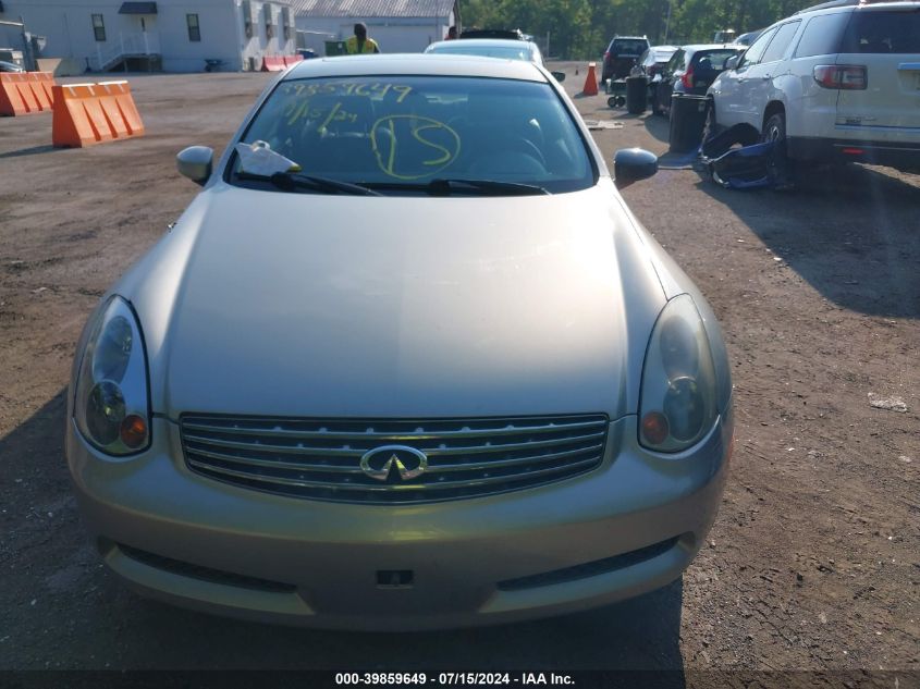 2003 Infiniti G35 Base W/Leather VIN: JNKCV54E23M205042 Lot: 39859649