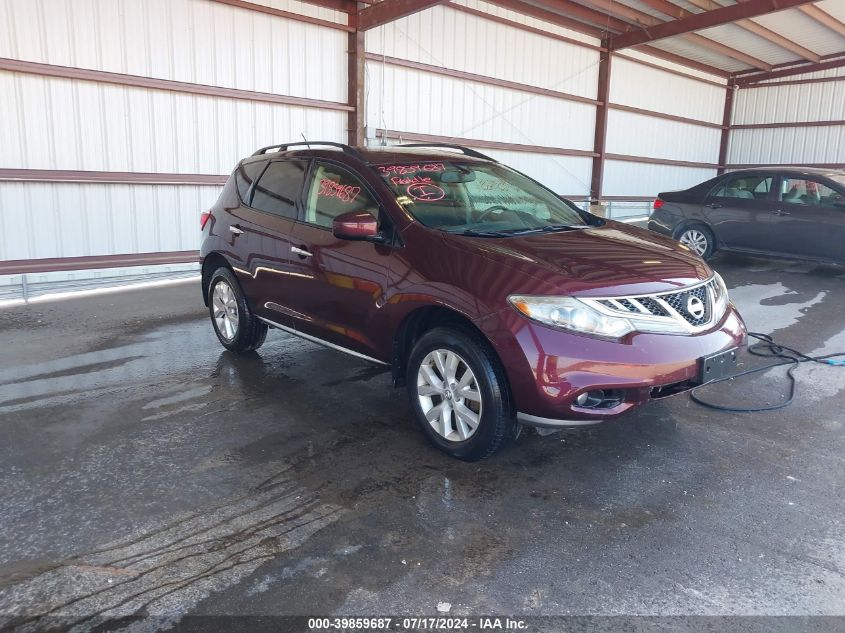 2013 Nissan Murano Sv VIN: JN8AZ1MW6DW308229 Lot: 40666841