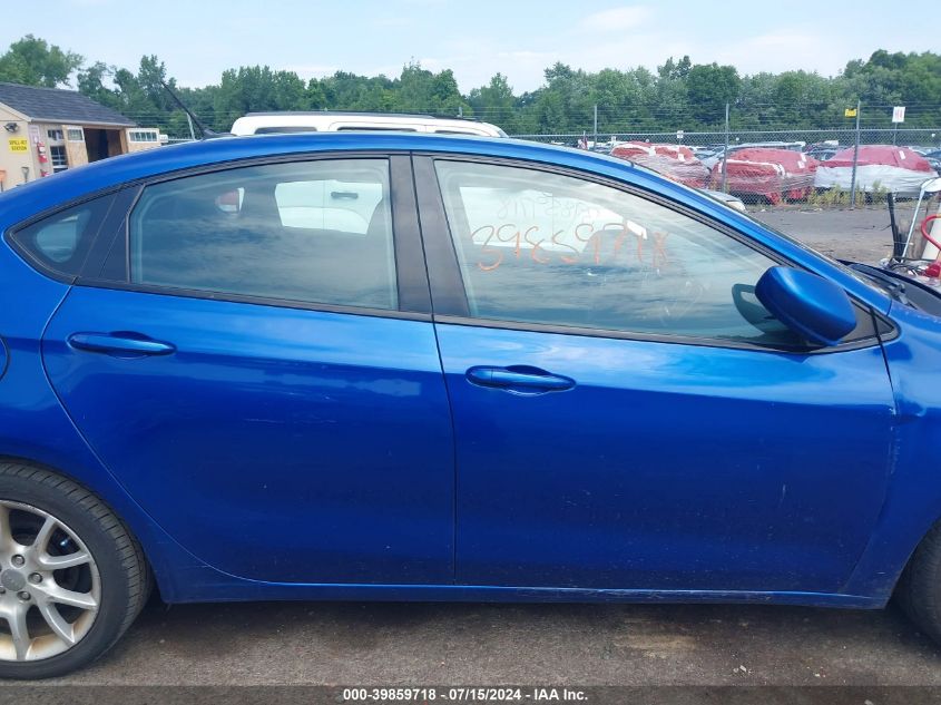 2013 Dodge Dart Sxt VIN: 1C3CDFBA1DD103859 Lot: 39859718