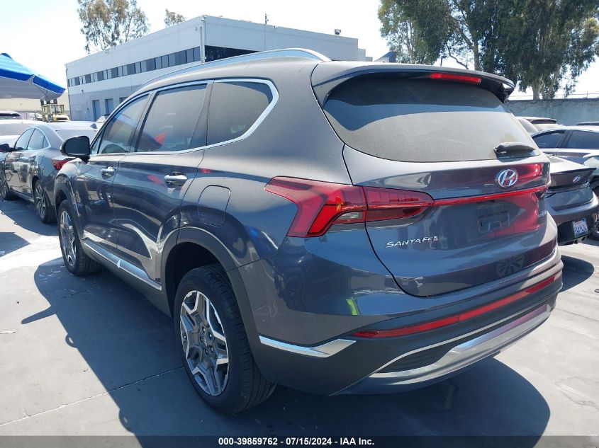 2022 Hyundai Santa Fe Hybrid Limited VIN: KM8S5DA14NU059282 Lot: 39859762