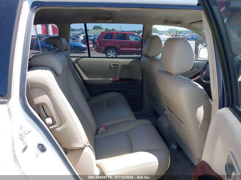 2006 Toyota Highlander Limited V6 VIN: JTEDP21A560111289 Lot: 39859770