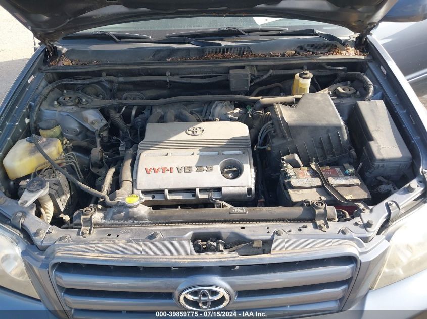 2005 Toyota Highlander V6 VIN: JTEEP21A150079508 Lot: 39859775