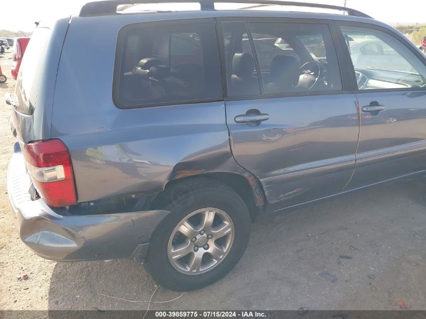 2005 Toyota Highlander V6 VIN: JTEEP21A150079508 Lot: 39859775