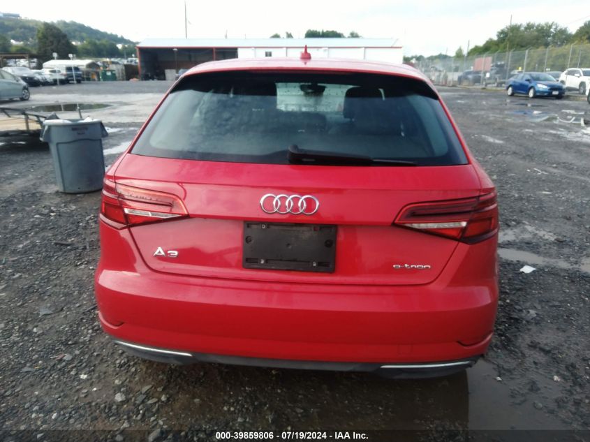 2018 Audi A3 E-Tron VIN: WAUUPBFF6JA089666 Lot: 39859806