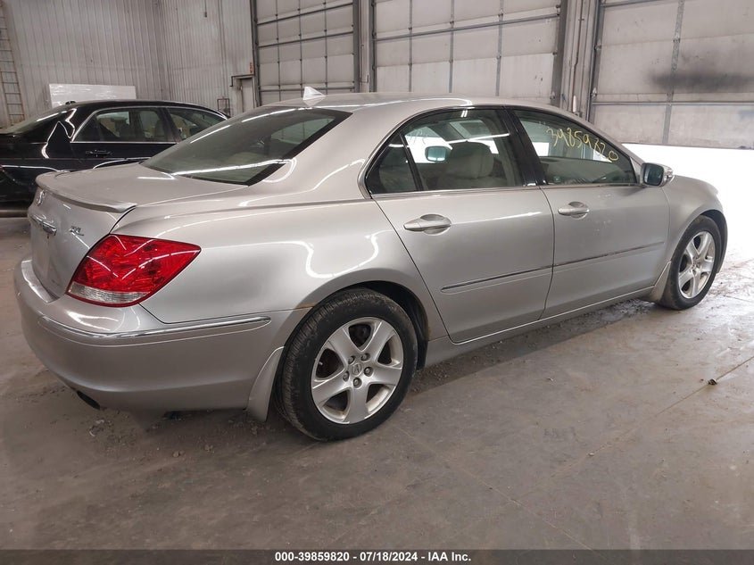 2008 Acura Rl VIN: JH4KB16518C001484 Lot: 39859820