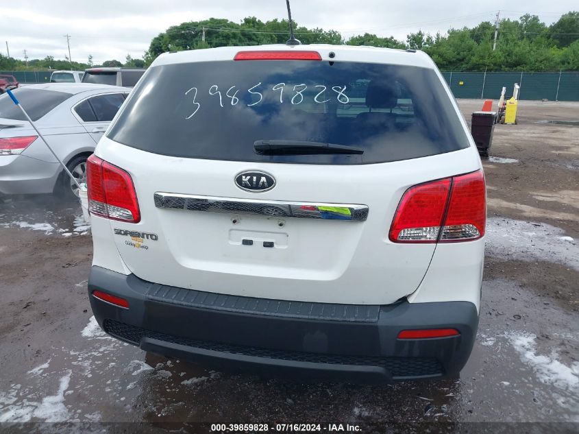 2012 Kia Sorento Lx VIN: 5XYKT4A19CG216037 Lot: 39859828