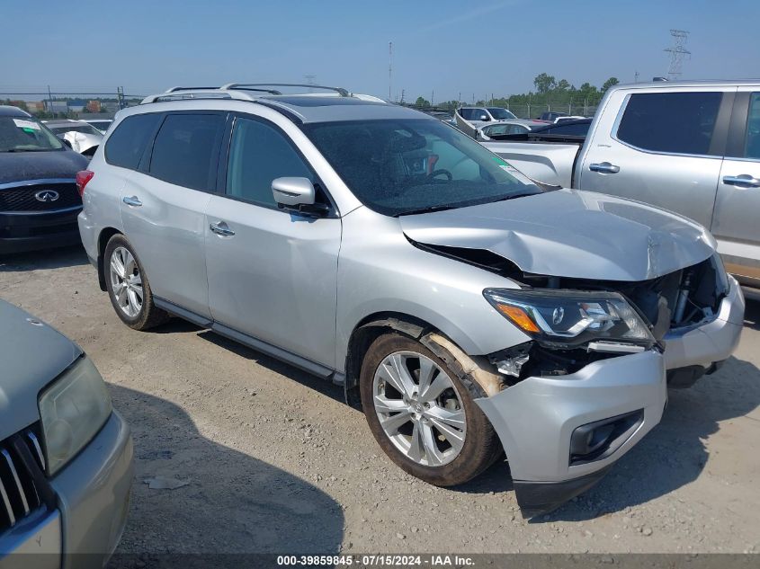 2018 Nissan Pathfinder Sl VIN: 5N1DR2MN7JC650576 Lot: 39859845