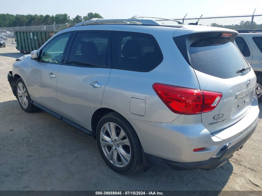 2018 Nissan Pathfinder Sl VIN: 5N1DR2MN7JC650576 Lot: 39859845