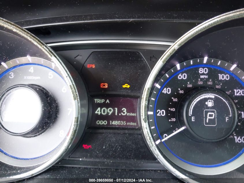 2011 Hyundai Sonata Se 2.0T VIN: 5NPEC4ABXBH192778 Lot: 39859850