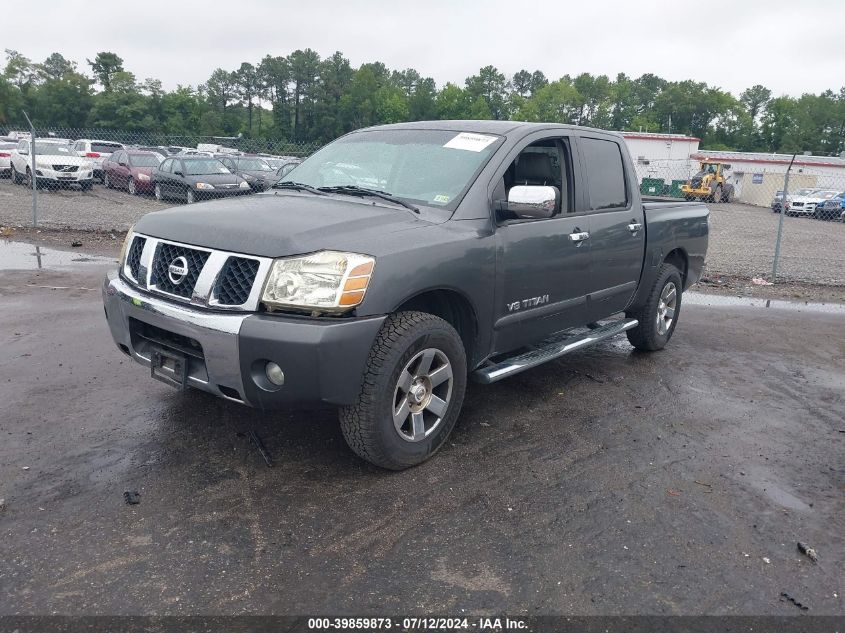 2007 Nissan Titan Se VIN: 1N6BA07A07N213724 Lot: 39859873