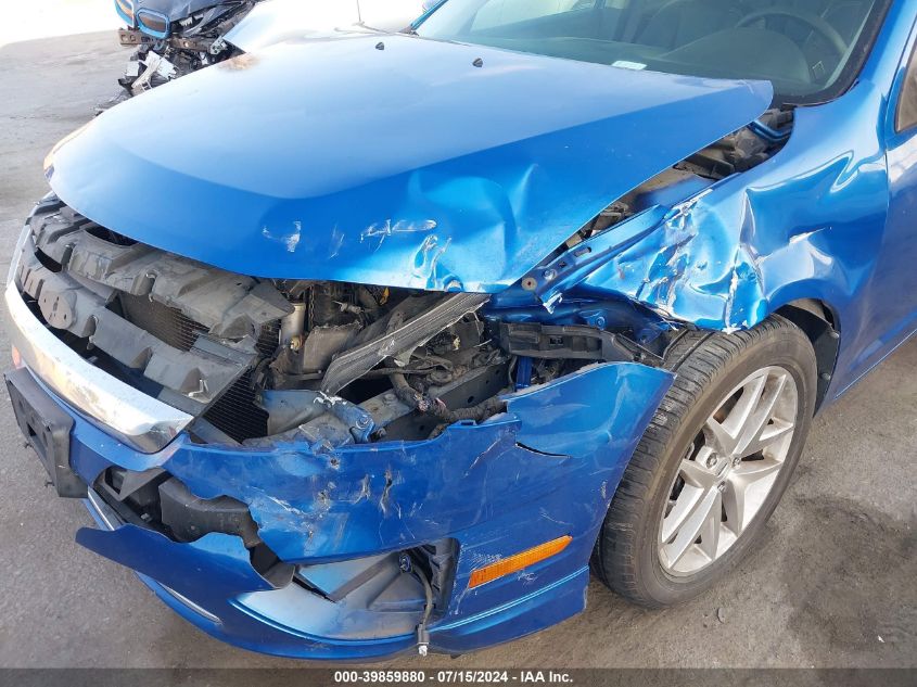 2012 Ford Fusion Sel VIN: 3FAHP0JA7CR125108 Lot: 39859880