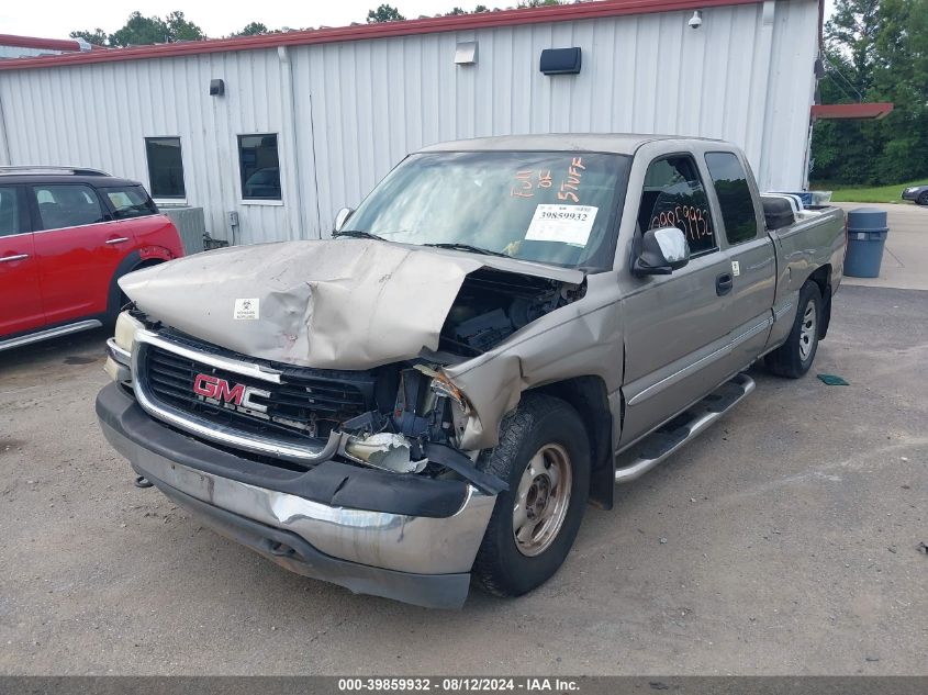 2001 GMC Sierra 1500 Sle VIN: 1GTEC19T91Z131134 Lot: 39859932