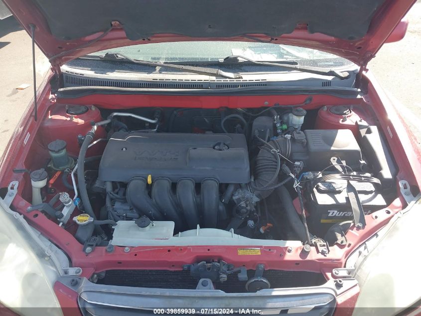 2004 Toyota Corolla Le VIN: 2T1BR32E34C267069 Lot: 39859939