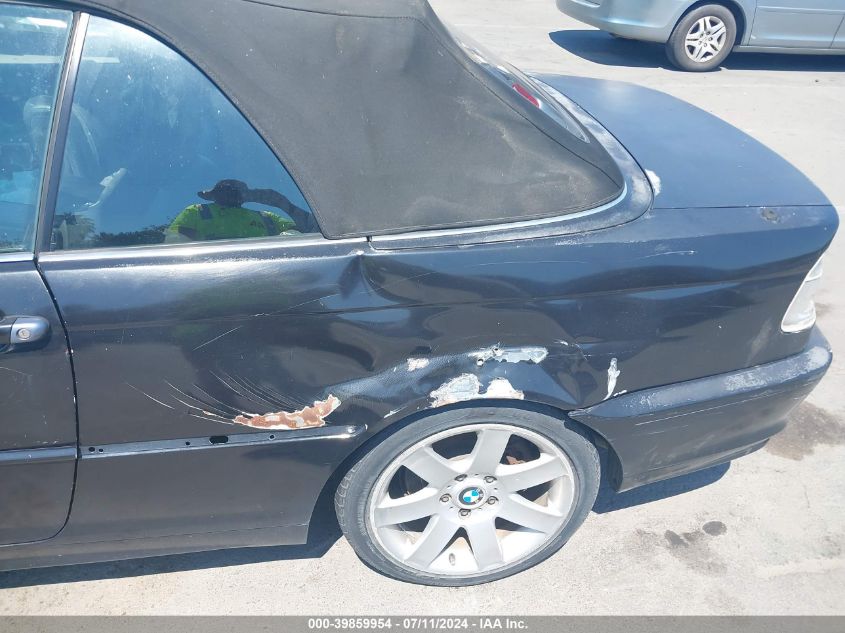 2002 BMW 325Ci VIN: WBABS33422PG83543 Lot: 39859954