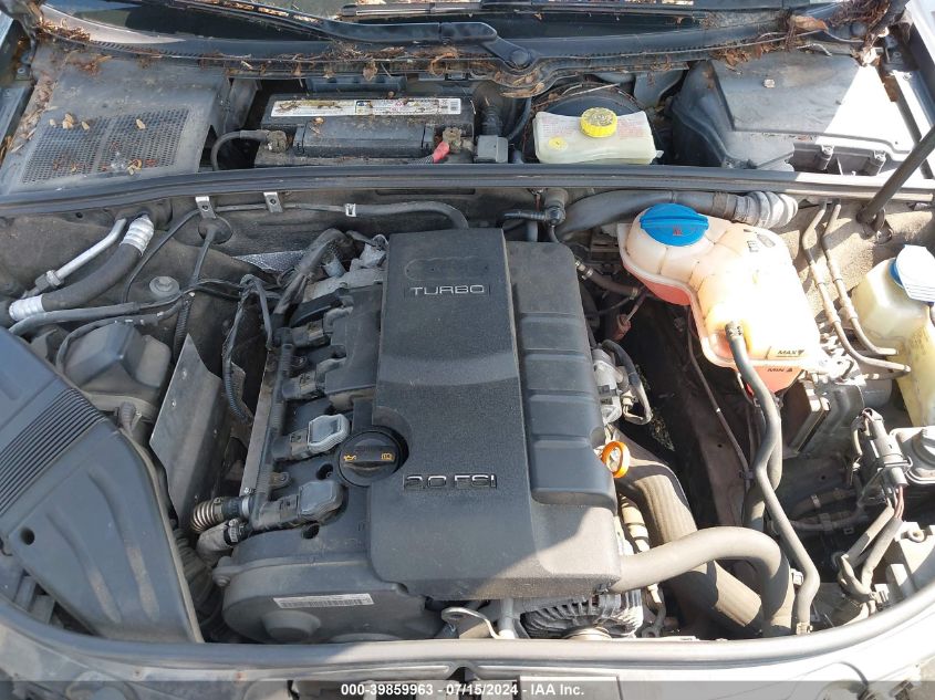 2008 Audi A4 2.0T/2.0T Special Edition VIN: WAUAF78E48A070356 Lot: 39859963