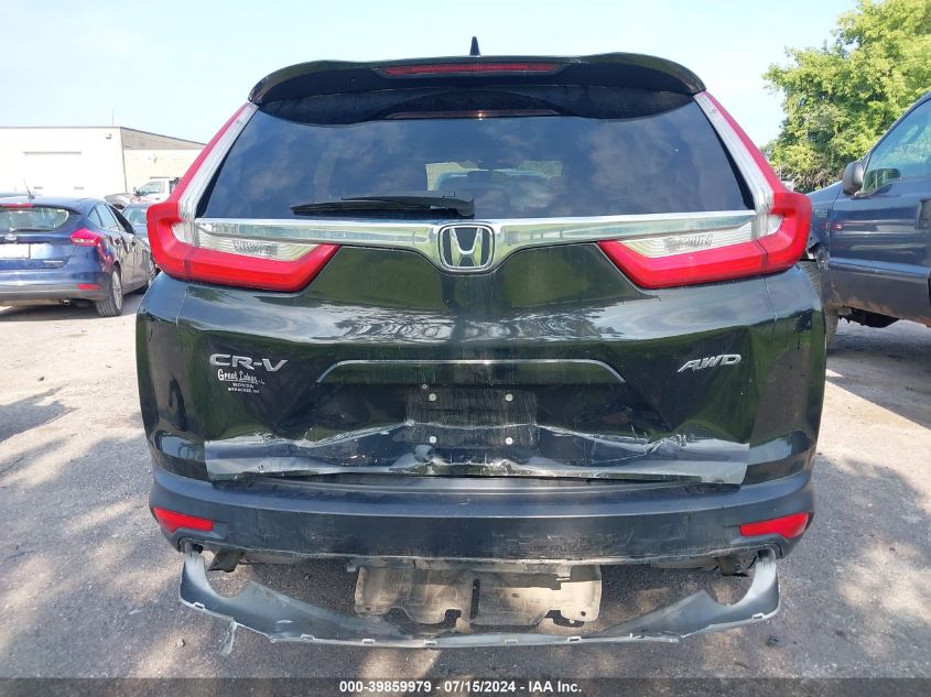 2018 Honda Cr-V Ex VIN: 7FARW2H51JE058286 Lot: 39859979