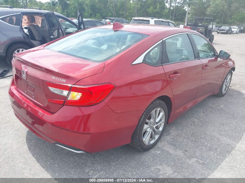 2019 Honda Accord Lx VIN: 1HGCV1F11KA127536 Lot: 39859998