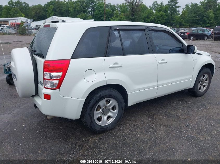 2008 Suzuki Grand Vitara Appearance/Appearance + VIN: JS3TE941X84100747 Lot: 39860019