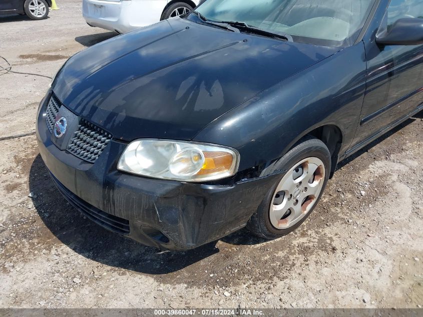 2006 Nissan Sentra 1.8S VIN: 3N1CB51D96L584788 Lot: 39860047
