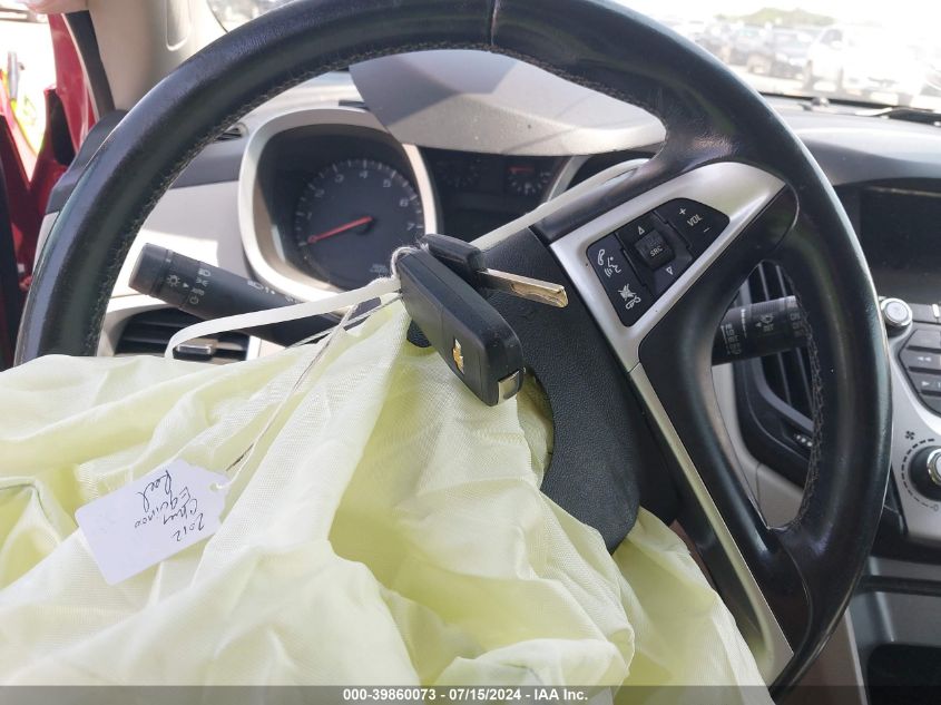 2012 Chevrolet Equinox 1Lt VIN: 2GNALDEK5C1258365 Lot: 39860073