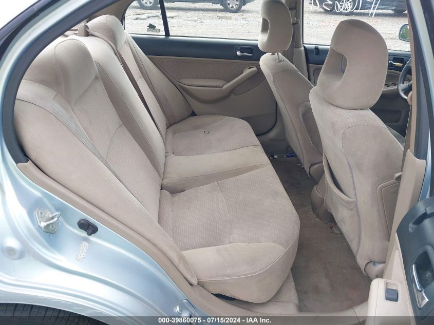 2003 Honda Civic Hybrid VIN: JHMES96693S017516 Lot: 39860075