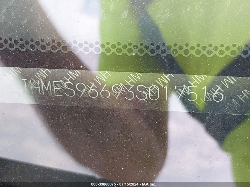 2003 Honda Civic Hybrid VIN: JHMES96693S017516 Lot: 39860075