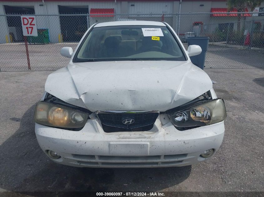 2001 Hyundai Elantra Gls VIN: KMHDN45D41U035085 Lot: 39860097