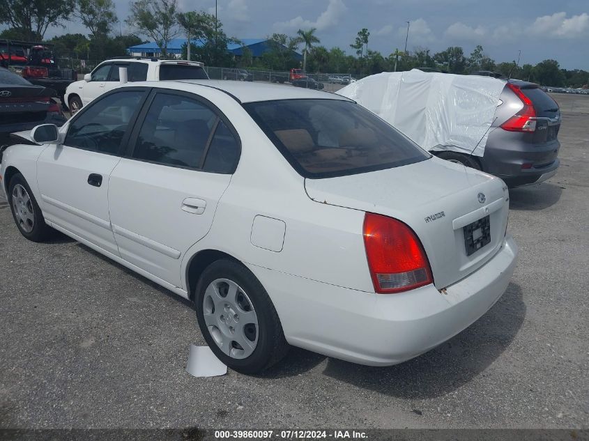 2001 Hyundai Elantra Gls VIN: KMHDN45D41U035085 Lot: 39860097