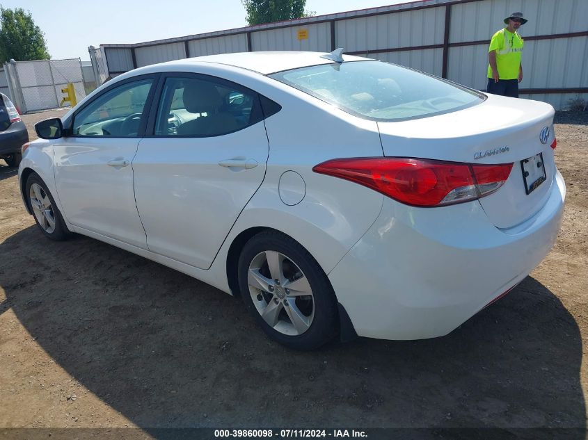 2013 Hyundai Elantra Gls VIN: 5NPDH4AE7DH428054 Lot: 39860098