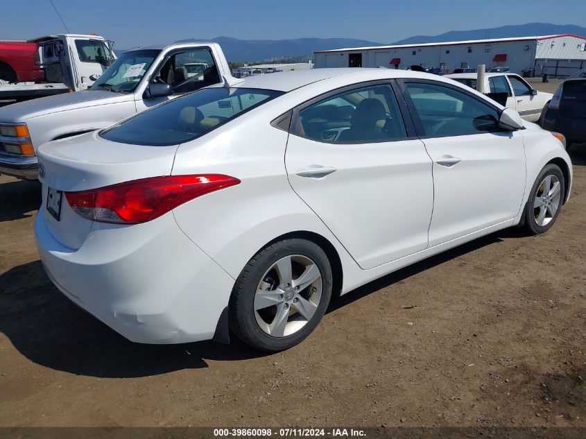 2013 Hyundai Elantra Gls VIN: 5NPDH4AE7DH428054 Lot: 39860098