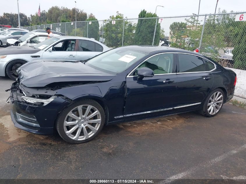 2019 Volvo S90 Hybrid T8 Inscription VIN: LVYBR0AL3KP110289 Lot: 39860113