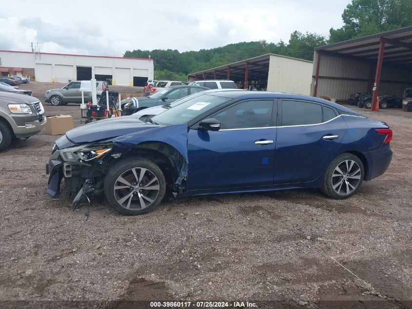 2018 Nissan Maxima 3.5 Sv VIN: 1N4AA6APXJC379482 Lot: 39860117