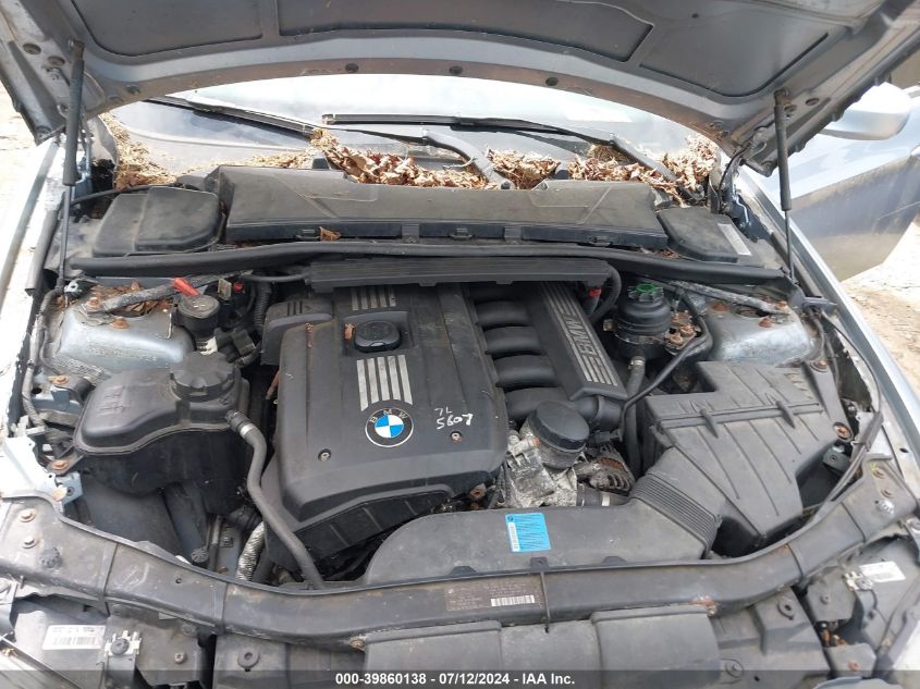 2010 BMW 328 I VIN: WBAPH7G56ANM49752 Lot: 39860138