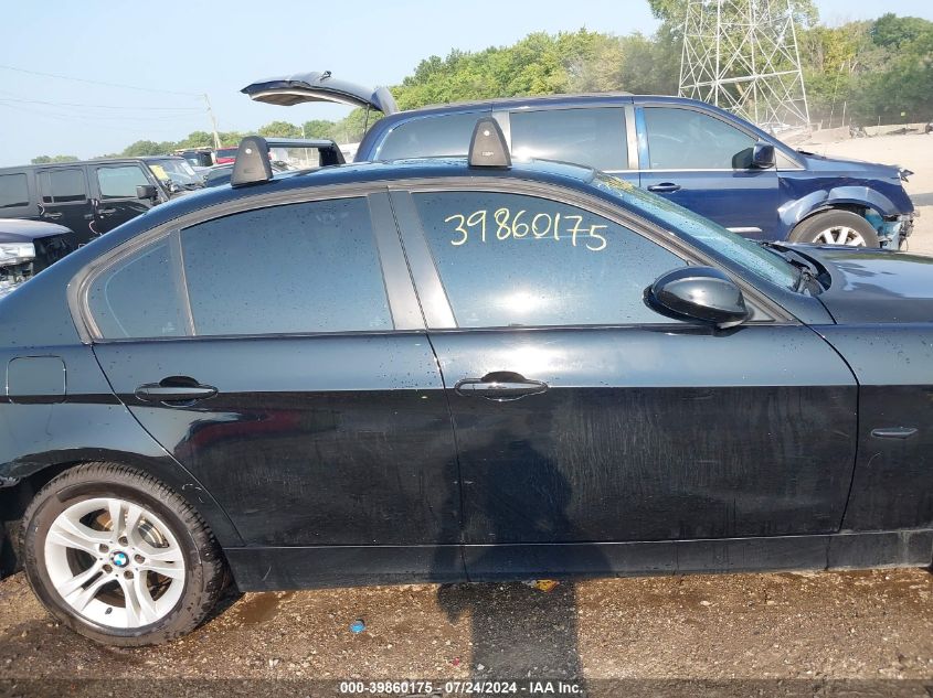 2008 BMW 328I I VIN: WBAVA375X8NL47384 Lot: 39860175