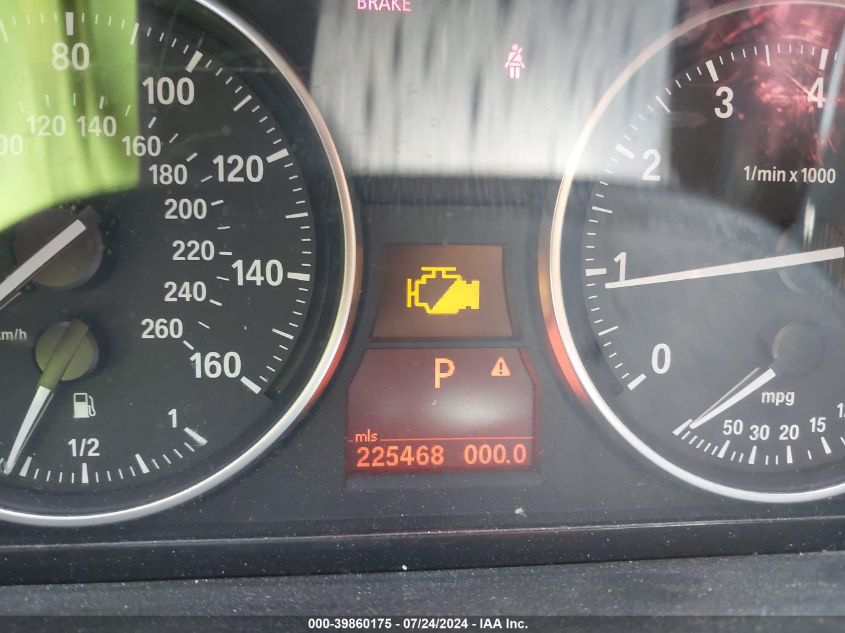 2008 BMW 328I I VIN: WBAVA375X8NL47384 Lot: 39860175