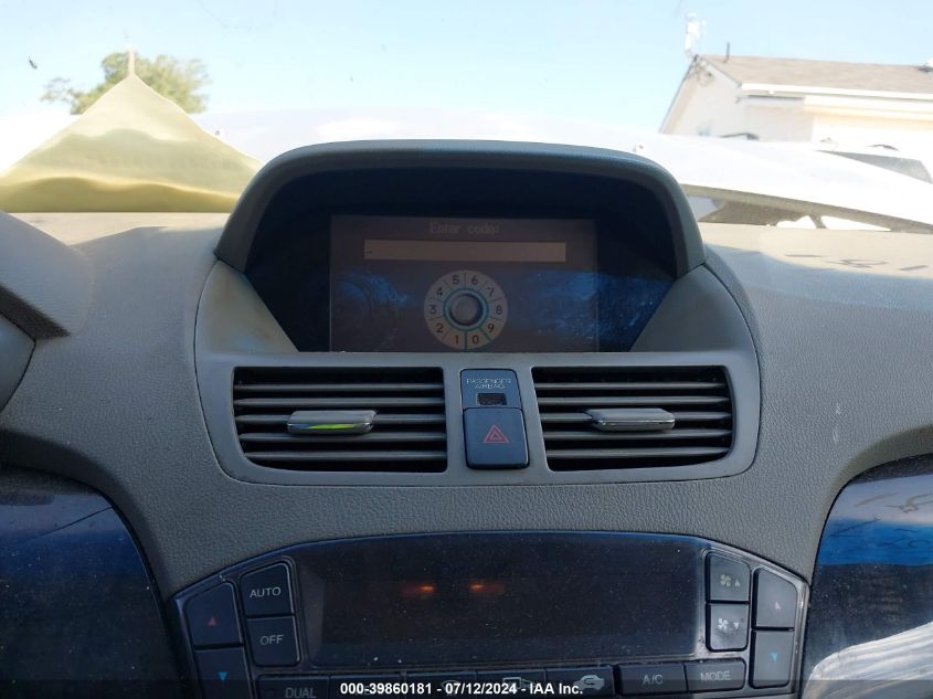 2008 Acura Mdx Technology VIN: 2HNYD28388H517906 Lot: 39860181