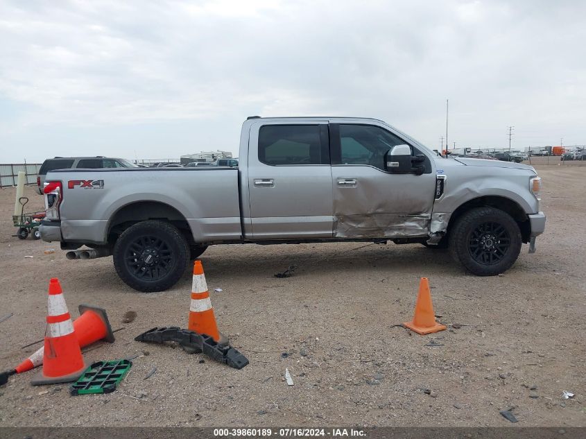 2022 Ford F-250 Platinum VIN: 1FT8W2BT4NEG11969 Lot: 39860189