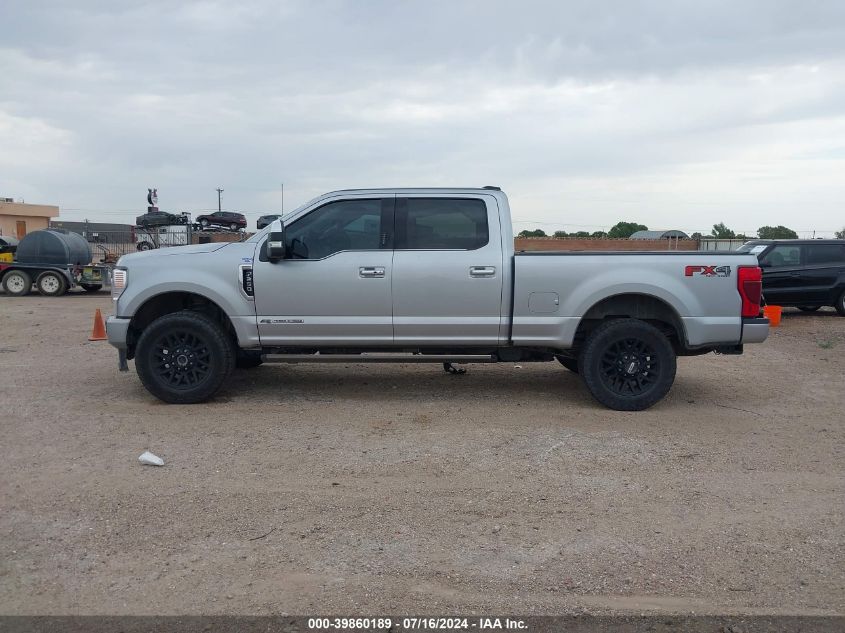 2022 Ford F-250 Platinum VIN: 1FT8W2BT4NEG11969 Lot: 39860189