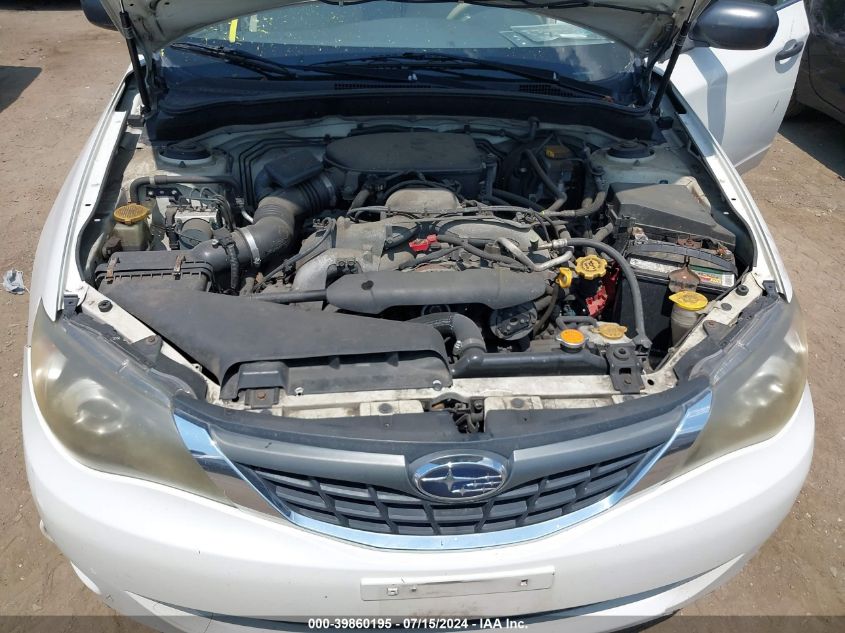 2008 Subaru Impreza 2.5I VIN: JF1GE61638H525921 Lot: 39860195