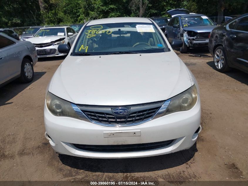 2008 Subaru Impreza 2.5I VIN: JF1GE61638H525921 Lot: 39860195