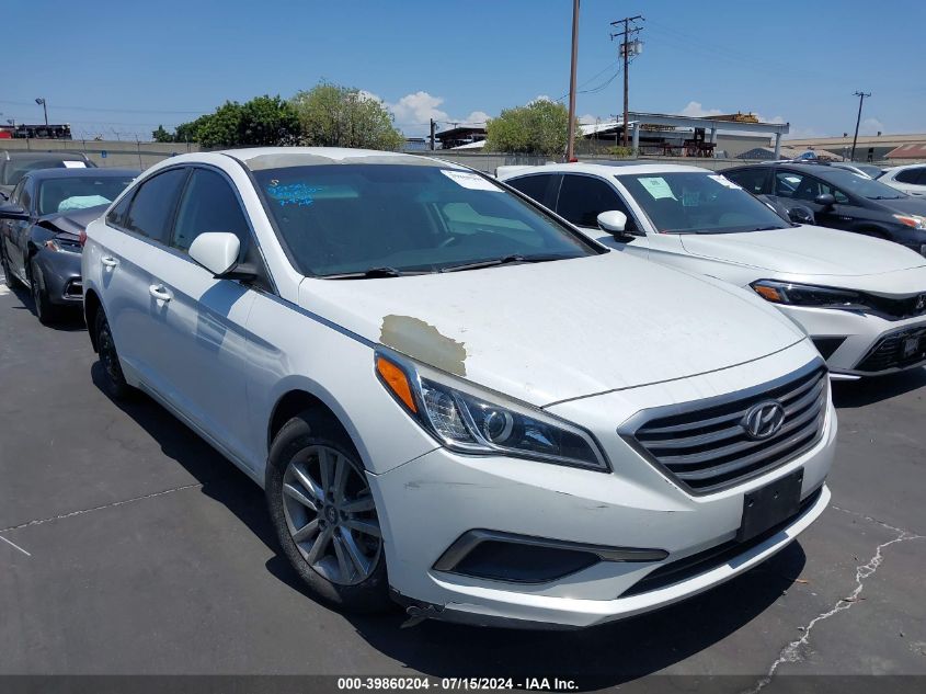 2017 Hyundai Sonata Se VIN: 5NPE24AF7HH525355 Lot: 39860204