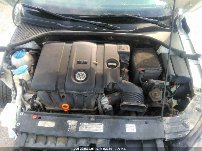 2012 Volkswagen Passat 2.5L S VIN: 1VWAP7A32CC017111 Lot: 39860225