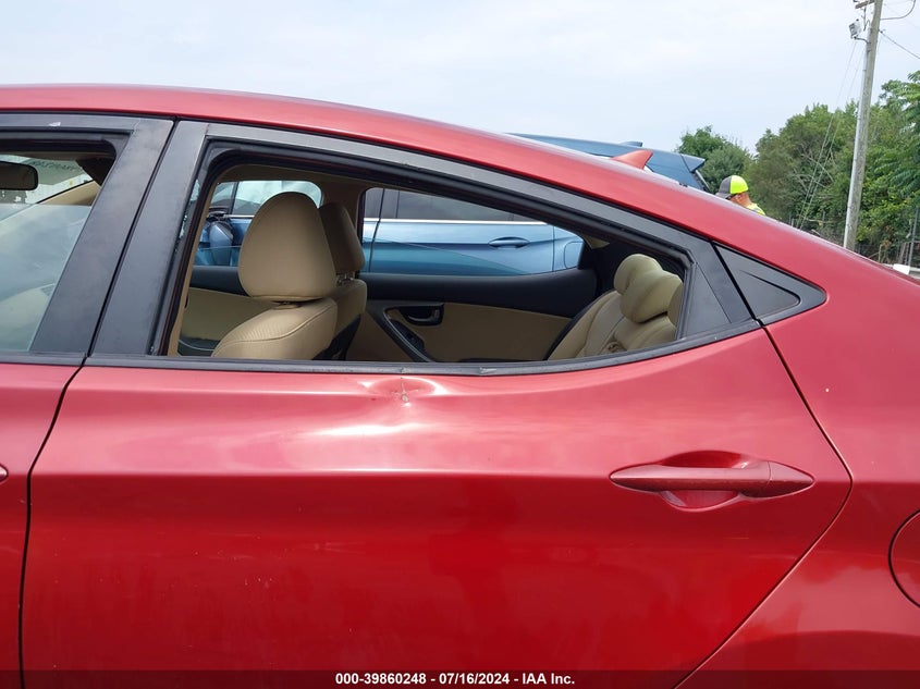 2012 Hyundai Elantra Gls (Ulsan Plant) VIN: KMHDH4AE8CU300289 Lot: 39860248