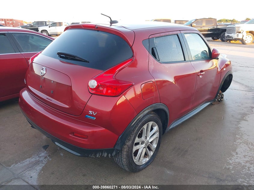 2014 Nissan Juke Sv VIN: JN8AF5MR2ET355738 Lot: 39860271
