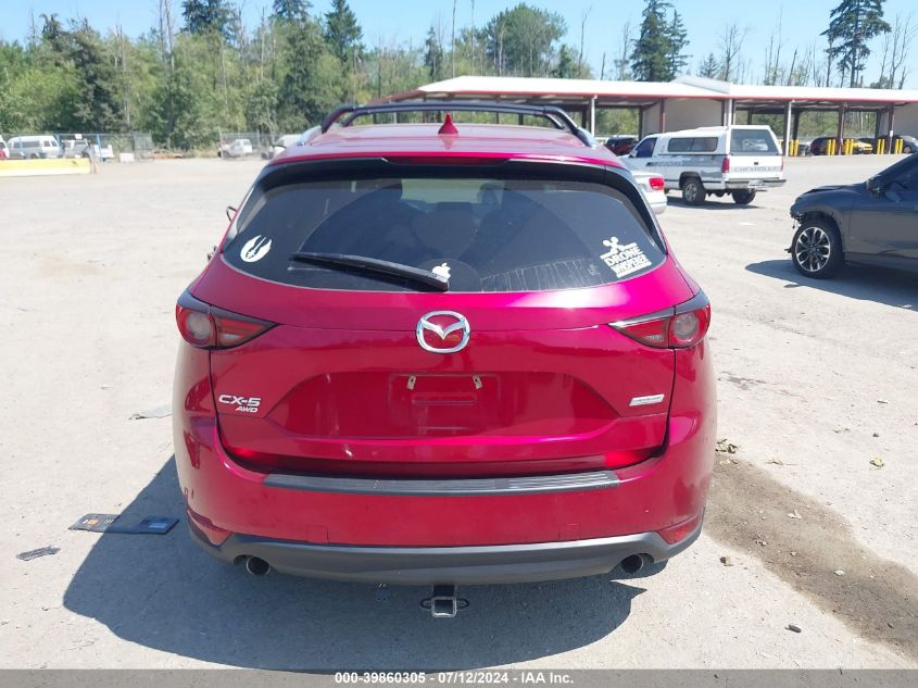 2019 Mazda Cx-5 Grand Touring Reserve VIN: JM3KFBDY5K0593996 Lot: 39860305