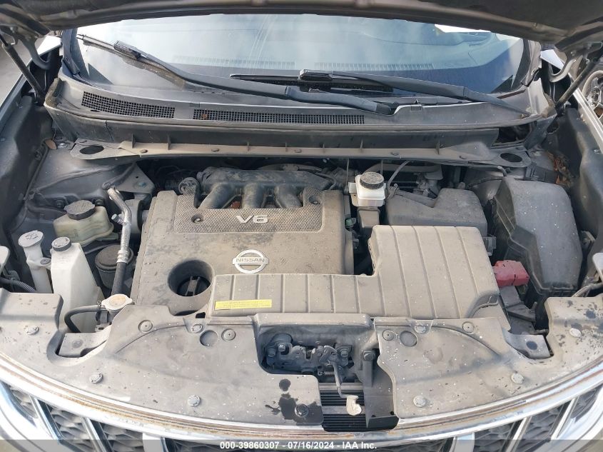 2013 Nissan Murano Sv VIN: JN8AZ1MU3DW207356 Lot: 39860307