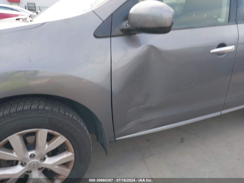 2013 Nissan Murano Sv VIN: JN8AZ1MU3DW207356 Lot: 39860307