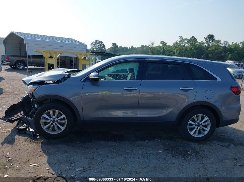 2020 Kia Sorento 2.4L L VIN: 5XYPG4A38LG712006 Lot: 39860333