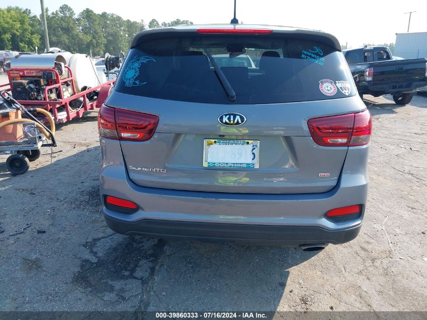 2020 Kia Sorento 2.4L L VIN: 5XYPG4A38LG712006 Lot: 39860333